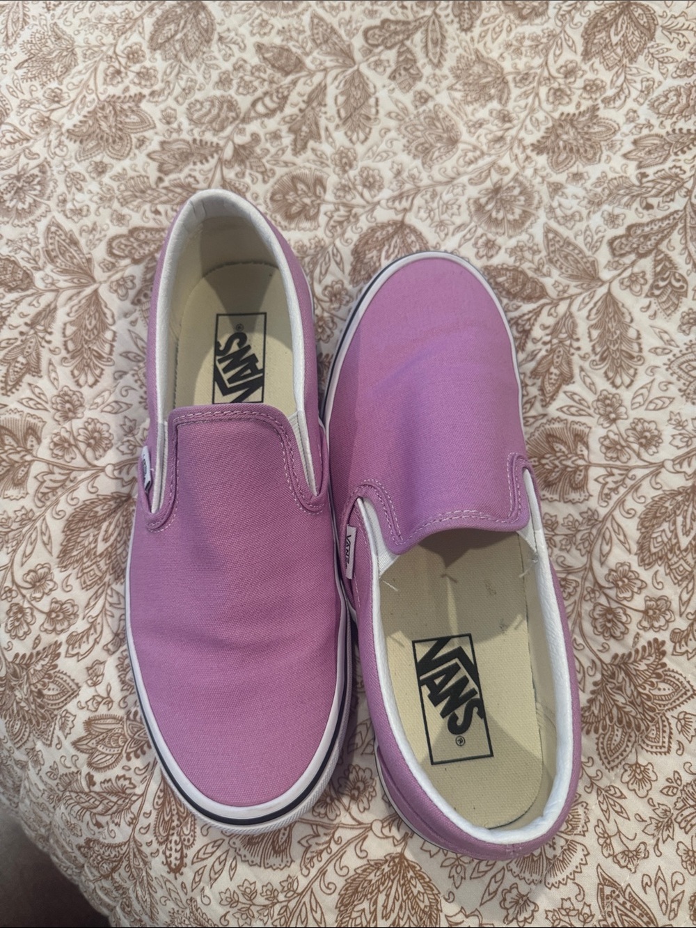 Vans Slip-On Sneakers in Lavender